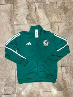 ADIDAS MEXICO 🇲🇽 FUTBOL ⚽️ DNA TRACK TOP SIZE MEDIUM AND LARGE