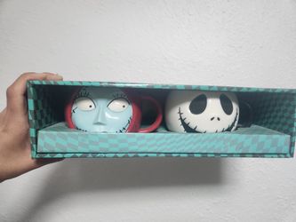 Nightmare Before Christmas Jack And Sally Mugs