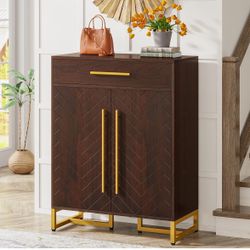 Tribesigns Shoe Cabinet with Doors