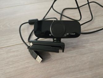 HD 1080P USB Webcam with Clip Mount