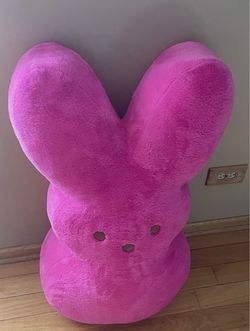Pink peep plush