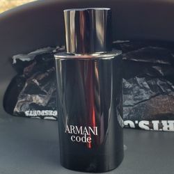 Giorgio Armani Code Cologne for Men 2.5oz Refillable Bottle 60% Full Asking $40 Firm on Price 