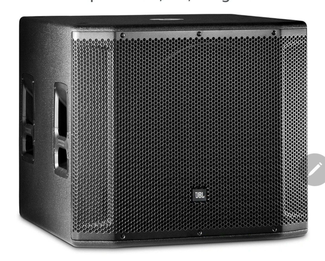 JBL Professional SRX818SP Portable, Active, Amplified, Powered 18 Inch Subwoofer With a strong original cover for protection Used Like New