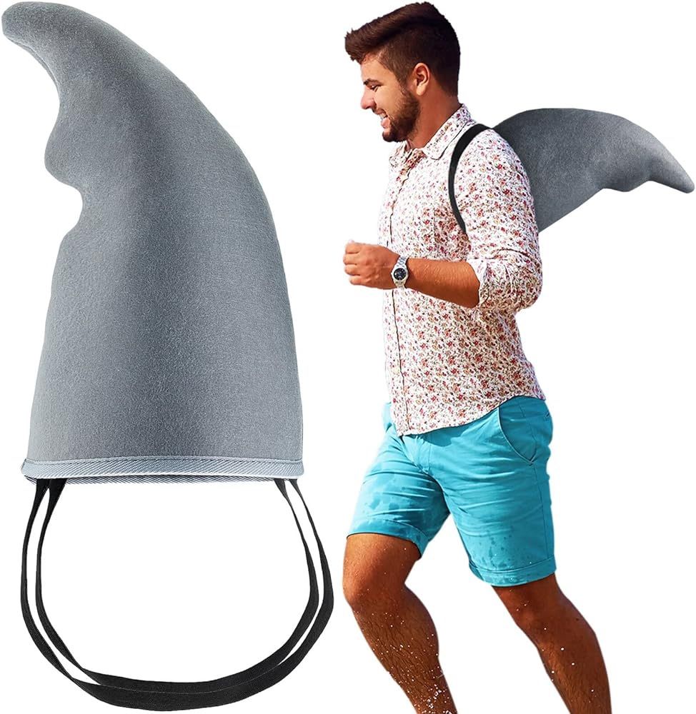 Set of 2 Shark Fin Costumes Plus Masks, Halloween, Costume Party, Hiking, Typical Friday Night!