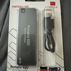 16TB Terabyte External USB Hard Drive - New