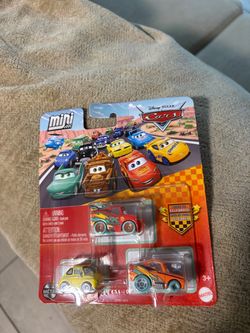 Mattel Disney Pixar Cars Mini Racers 3-Pack