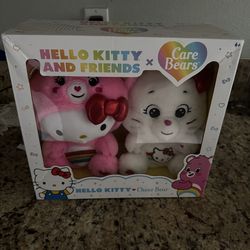 Hello Kitty and Friends x Care Bears 10 inch Cheer Bear Plush 2-Pack