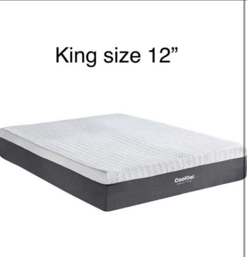 King size mattress 12 inches