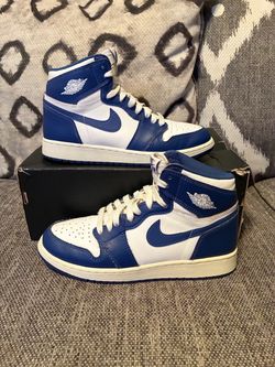 Air Jordan Retro 1 High Storm Blue Size 6Y
