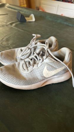 Grey Nike shoes