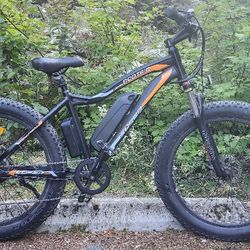 Ecotric Rocket Fat Tire Beach And Snow Electric Bike 