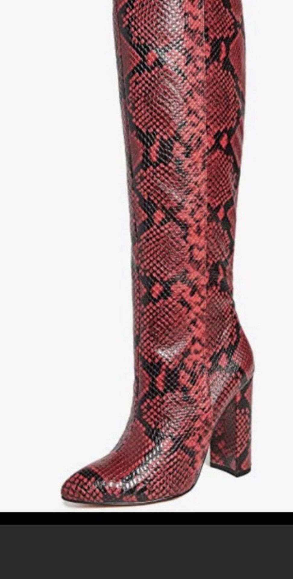 Villa Rouge Klark Snakeskin Tall Boots