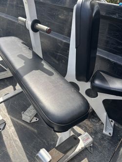 Leg Raises, Flat Bench And Shoulder Press, Bench Flex