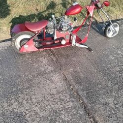 Harley Davidson Motorcycle Chopper  Handmade Decor