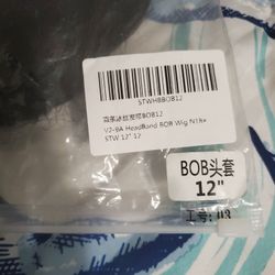 12 Inch Bob Cut Headband Wig