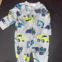 Just one you by carters 12 month baby sleeper monster truck   This item is used 
