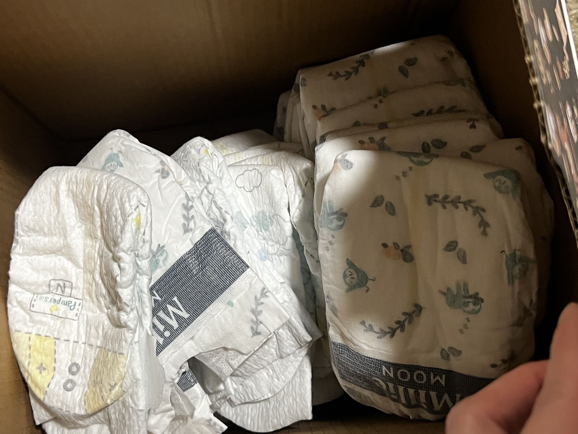 Millie Moon Size 1 And Some Newborn Pampers
