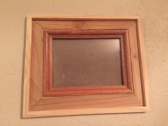 Handmade frame reclaimed wood