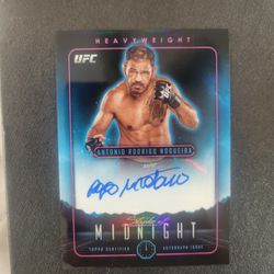 Ufc Antonio Robrigo Nogueira Autograph Card Topps Midnight 