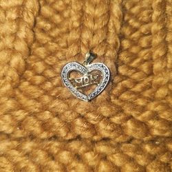 Heart Pendant 925  Gold Plate
