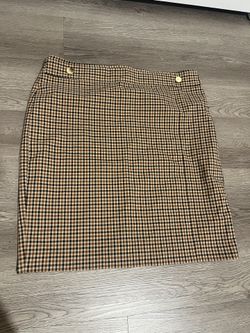 Plaid Skirt Size 16