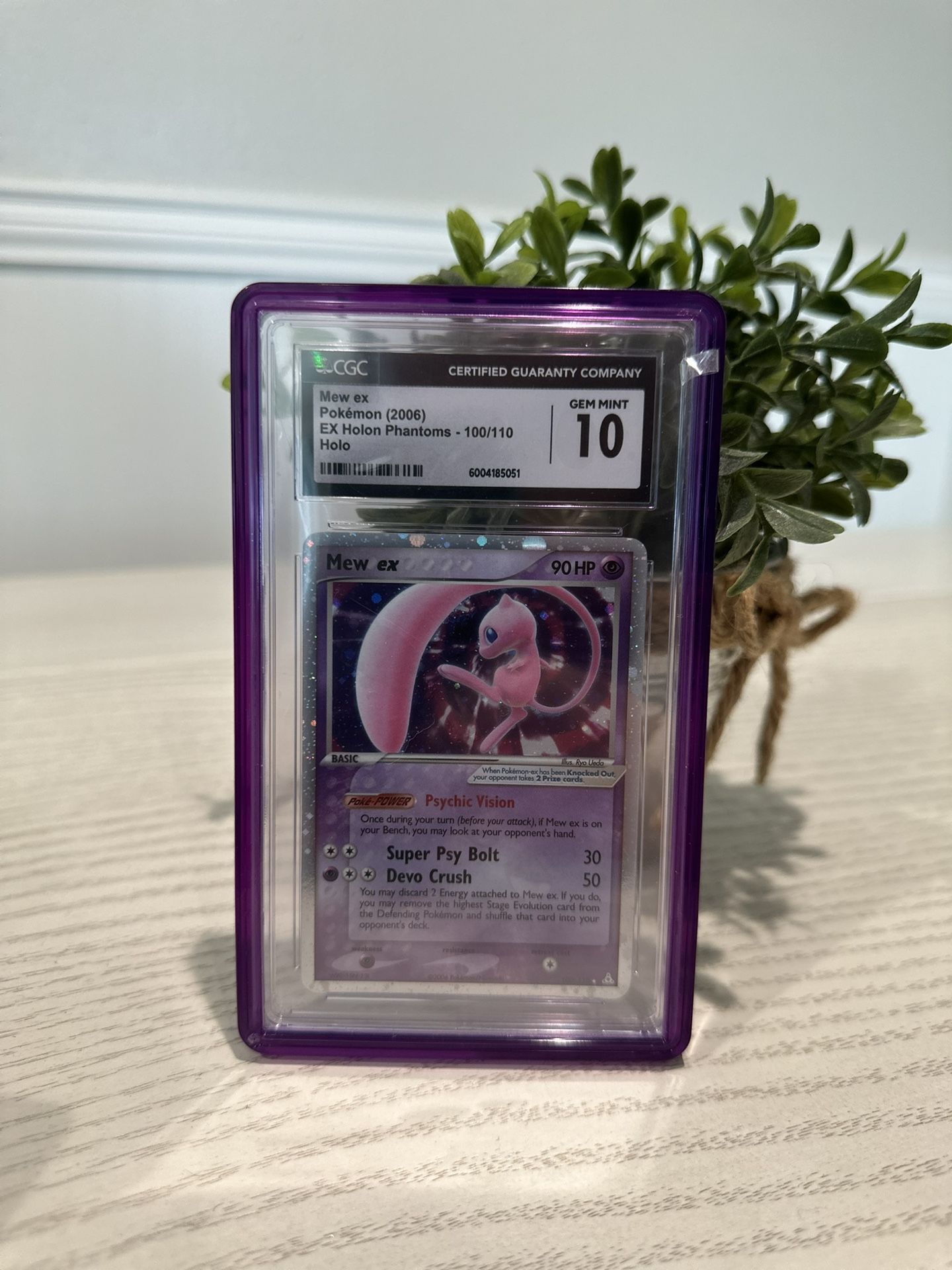 2006 mew pokemon card SOLD] Pokemon TCG Graded Card: 2006 Mew Gold Star Delta English CGC 1 –  Vancity CJ Trading Cards main image 1