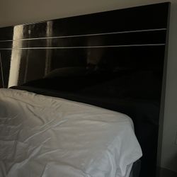 Modern Bed Frame - Queen Size (NEED GONE ASAP)