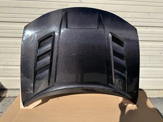 New 2015 - 2023 Dodge Charger VIS Racing Terminator Style Carbon Fiber Vented Hood (Special Order)