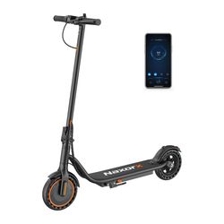 350W Electric Scooter for Adults, 19MPH Commuting E Scooter, Up to 15 Miles Range, 8.5" Solid Tires, APP Control, Dual Braking System, 15% Hill Climbi