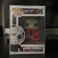 Jason Voorhees Signed Funko Pop