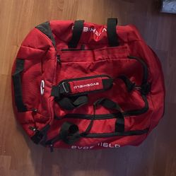 Red Evoshield Baseball Duffle bag 