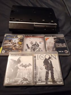 Ps3 with 5 games