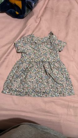 Baby Girl Floral Short Sleeve Dress