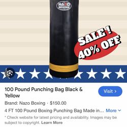 Nazo boxing bag 110