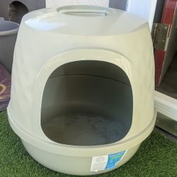 ExquisiCat Diamond Dome Wide Entry Hooded Litter Box $15 firm