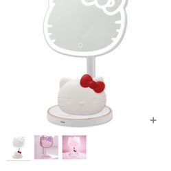 hello kitty LED charging station mirror lap 