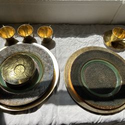 Carlton Ware- Golden hour dinnerware bundle