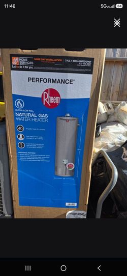 Rheem water heater