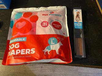 Large Dog Diapers With Suspenders