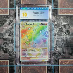 Pokemon Charizard Vstar Secret (CGC 10)(Brilliant Stars)