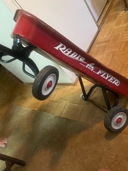 Vintage Radio Flyer Red Mental Wagon