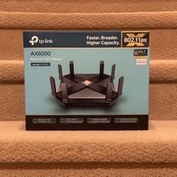 TP-link AX6000 Next-Gen WiFi Router (Archer AX6000)