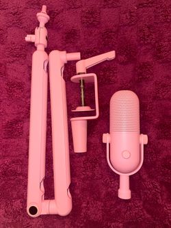❗️❗️ NEED GONE pink microphone with arm mount