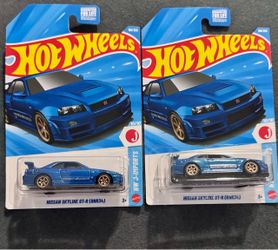 Hot Wheels Nissan Skyline GT-R BNR34 – Lot of 2