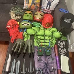 Kids Weapons Masks Costumes And More!!