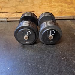 110 Lb Dumbbells