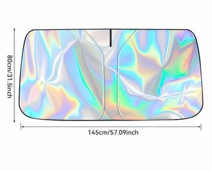 Car windshield sun shade for SUV