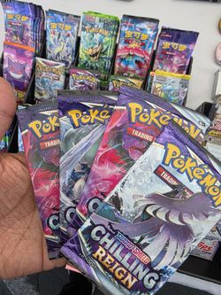Pokemon Chilling Reign Pack $7 Each