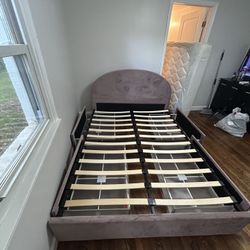 Queen Bed Frame w/ Storage Drawers