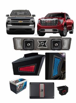 CHEVY SILVERADO GMC SIERRA CREW CABS POWERFUL BASS PACKAGE KICKER SOLO X 8” CUSTOM BOX INSTALLED